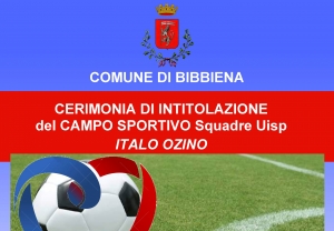 UN CAMPO SPORTIVO PER ITALO OZINO
